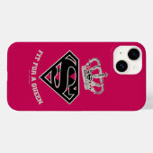 Supergirl S-Shield "Fit for a Queen" Case-Mate iPhone Case (Achterkant (horizontaal))