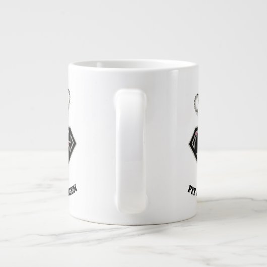 Supergirl S-Shield "Fit for a Queen" Grote Koffiekop (Achterkant)