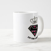 Supergirl S-Shield "Fit for a Queen" Grote Koffiekop (Voorkant rechts)