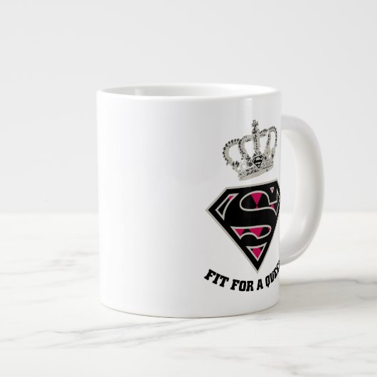 Supergirl S-Shield "Fit for a Queen" Grote Koffiekop (Voorkant rechts)