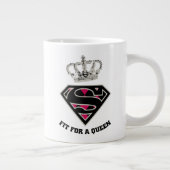 Supergirl S-Shield "Fit for a Queen" Grote Koffiekop (Rechts)
