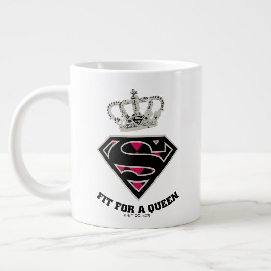 Supergirl S-Shield "Fit for a Queen" Grote Koffiekop (Links)