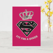 Supergirl S-Shield "Fit for a Queen" Kaart (Gele Bloem)