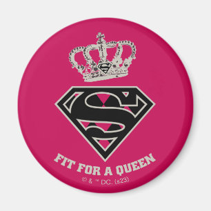 Supergirl S-Shield "Fit for a Queen" Magneet