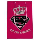 Supergirl S-Shield "Fit for a Queen" Medium Cadeauzakje (Achterkant)