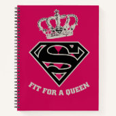 Supergirl S-Shield "Fit for a Queen" Notitieboek (Voorkant)