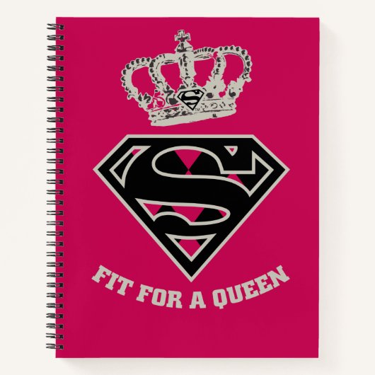 Supergirl S-Shield "Fit for a Queen" Notitieboek (Voorkant)