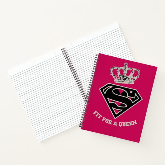 Supergirl S-Shield "Fit for a Queen" Notitieboek (Binnen)