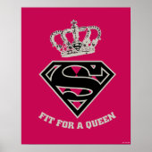 Supergirl S-Shield "Fit for a Queen" Poster (Voorkant)