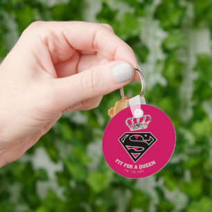 Supergirl S-Shield "Fit for a Queen" Sleutelhanger