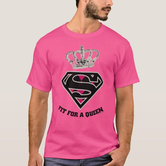 Supergirl S-Shield "Fit for a Queen" T-shirt (Voorkant)