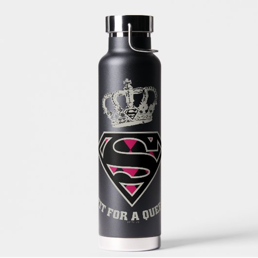 Supergirl S-Shield "Fit for a Queen" Waterfles (Links)