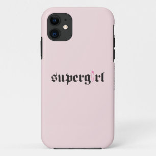 Supergirl Safety Pin Letter Case-Mate iPhone Case