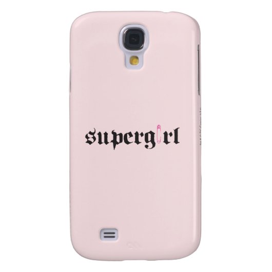 Supergirl Safety Pin Letter Case-Mate Samsung Galaxy Hoesje (Achterkant)