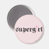 Supergirl Safety Pin Letter Magneet (Voorkant / Achterkant)