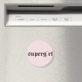 Supergirl Safety Pin Letter Magneet (Insitu (Vaatwasser))