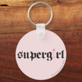 Supergirl Safety Pin Letter Sleutelhanger (Voorkant)