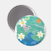 Supergirl Share the Spirit & Love Magneet (Voorkant / Achterkant)