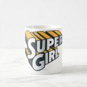 Supergirl Silver en Oranje Logo Koffiemok (Center)