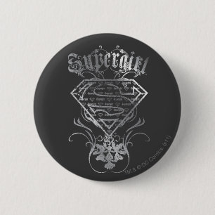 Supergirl Silver Logo Ronde Button 5,7 Cm
