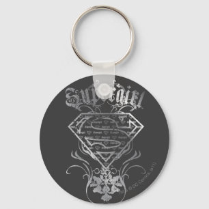 Supergirl Silver Logo Sleutelhanger