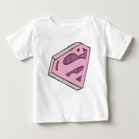 Supergirl Sketched Pink Logo (Voorkant)