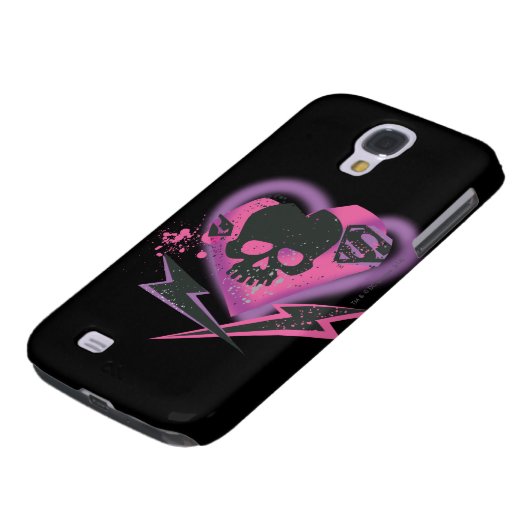 Supergirl Skulls en Lightning Case-Mate Samsung Galaxy Hoesje (Onderkant)