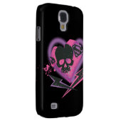 Supergirl Skulls en Lightning Case-Mate Samsung Galaxy Hoesje (Back/Rechts)