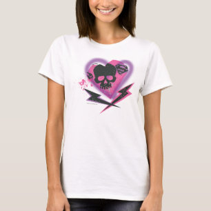 Supergirl Skulls en Lightning T-shirt