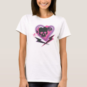 Supergirl Skulls en Lightning T-shirt