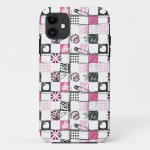 Supergirl Skulls en Pins Pattern Case-Mate iPhone Case