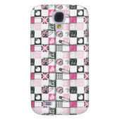 Supergirl Skulls en Pins Pattern Case-Mate Samsung Galaxy Hoesje (Achterkant)