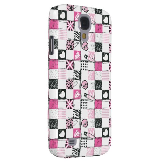 Supergirl Skulls en Pins Pattern Case-Mate Samsung Galaxy Hoesje (Back/Rechts)