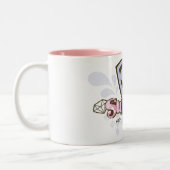 Supergirl So Fabulous 1 Tweekleurige Koffiemok (Links)