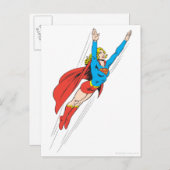 Supergirl Soars High Briefkaart (Voorkant / Achterkant)