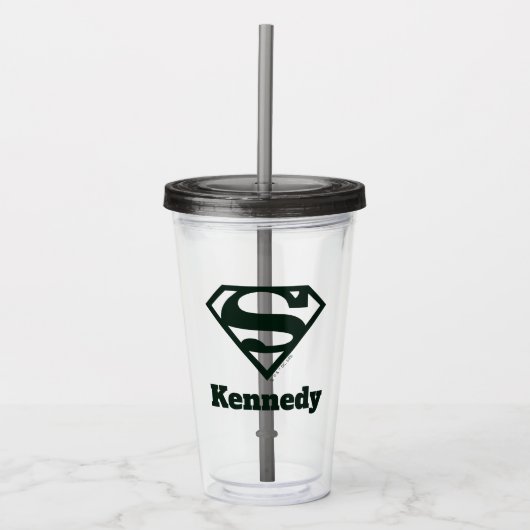 Supergirl Solid S-Shield Acryl Drinkbeker (Voorkant)