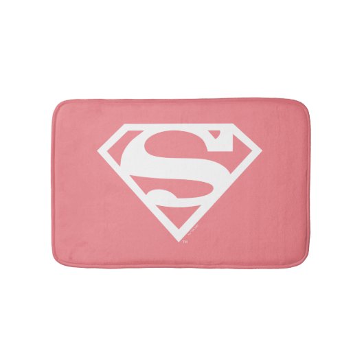 Supergirl Solid S-Shield Badmat (Voorkant)