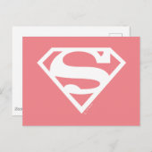 Supergirl Solid S-Shield Briefkaart (Voorkant / Achterkant)
