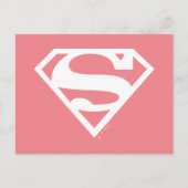 Supergirl Solid S-Shield Briefkaart (Voorkant)