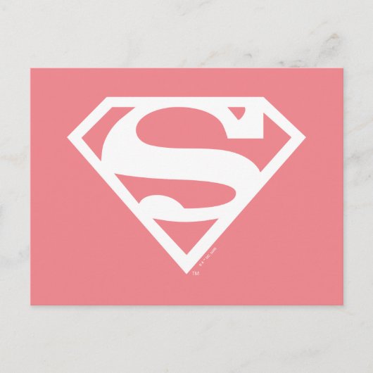 Supergirl Solid S-Shield Briefkaart (Voorkant)