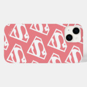 Supergirl Solid S-Shield Case-Mate iPhone Case (Achterkant (horizontaal))