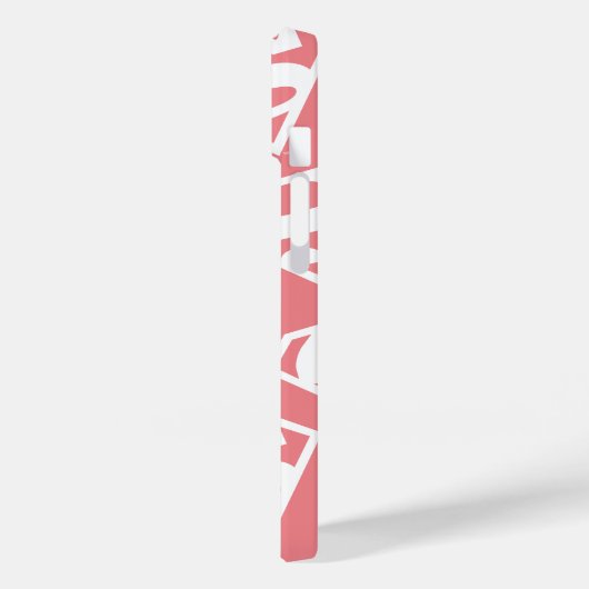 Supergirl Solid S-Shield Case-Mate iPhone Case (Achterkant / Links)