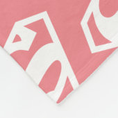 Supergirl Solid S-Shield Fleece Deken (Hoek)