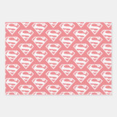 Supergirl Solid S-Shield Inpakpapier Vel (Voorkant 3)