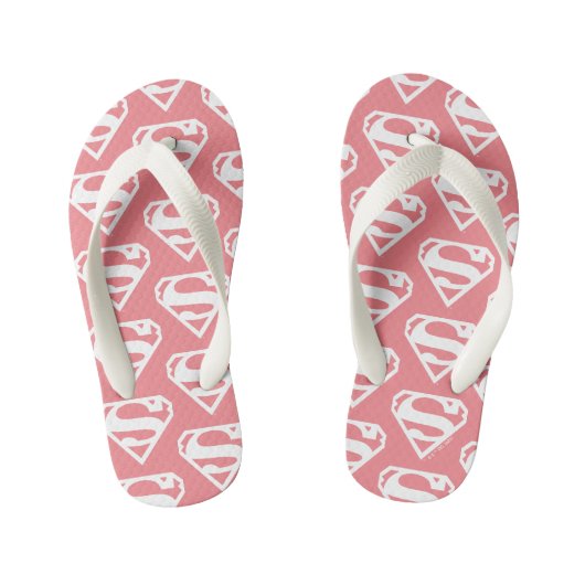 Supergirl Solid S-Shield Kinder Teenslippers (Voetbed)
