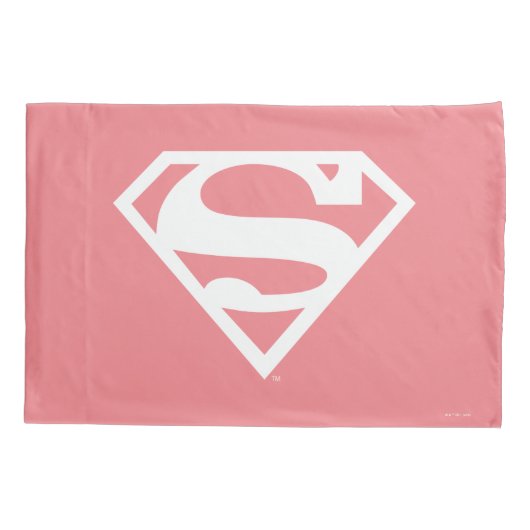 Supergirl Solid S-Shield Kussensloop (Achterkant)