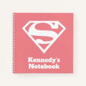 Supergirl Solid S-Shield Notitieboek (Voorkant)