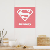 Supergirl Solid S-Shield Poster (Keuken)