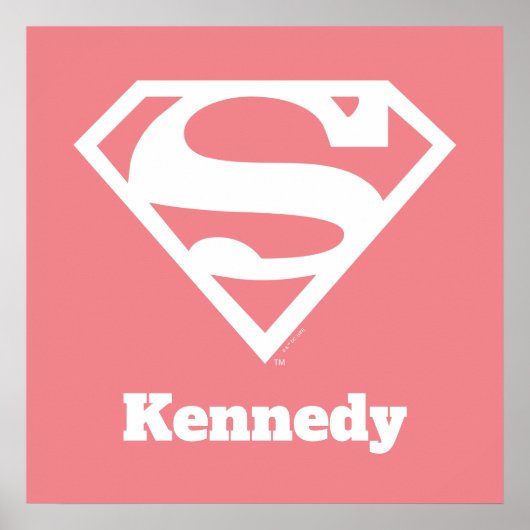 Supergirl Solid S-Shield Poster (Voorkant)