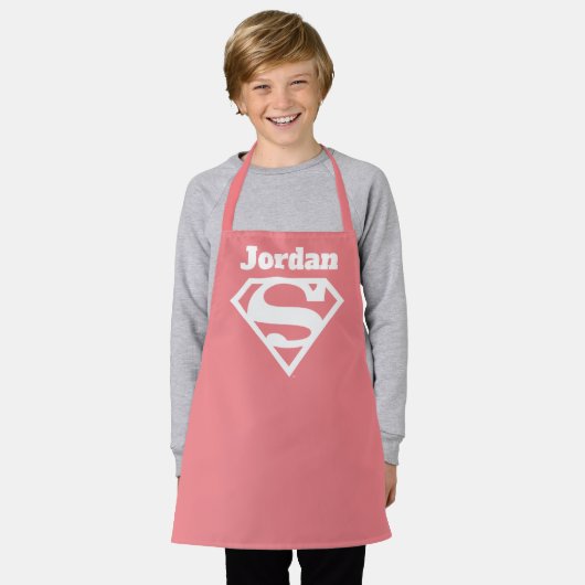 Supergirl Solid S-Shield Schort (Gedragen)